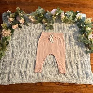 Stem Baby Bottoms | Pink Droppy Nordstrom Stem Pants-size 24 months